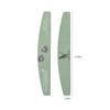 Dual Sided Nail Files for Manicure and Nail Art with Half Moon Shape Durable Emery Boards for Smooth Filing Polishing
