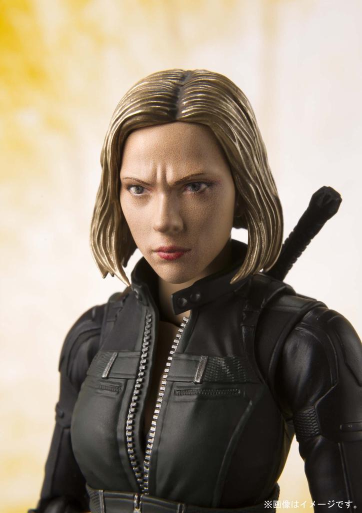 TAMASHII NATIONS Avengers Black Widow 190mm malovaná pohyblivá figurka S.H.Figuarts (Avengers/Infinity War) Cca. PVC/ABS