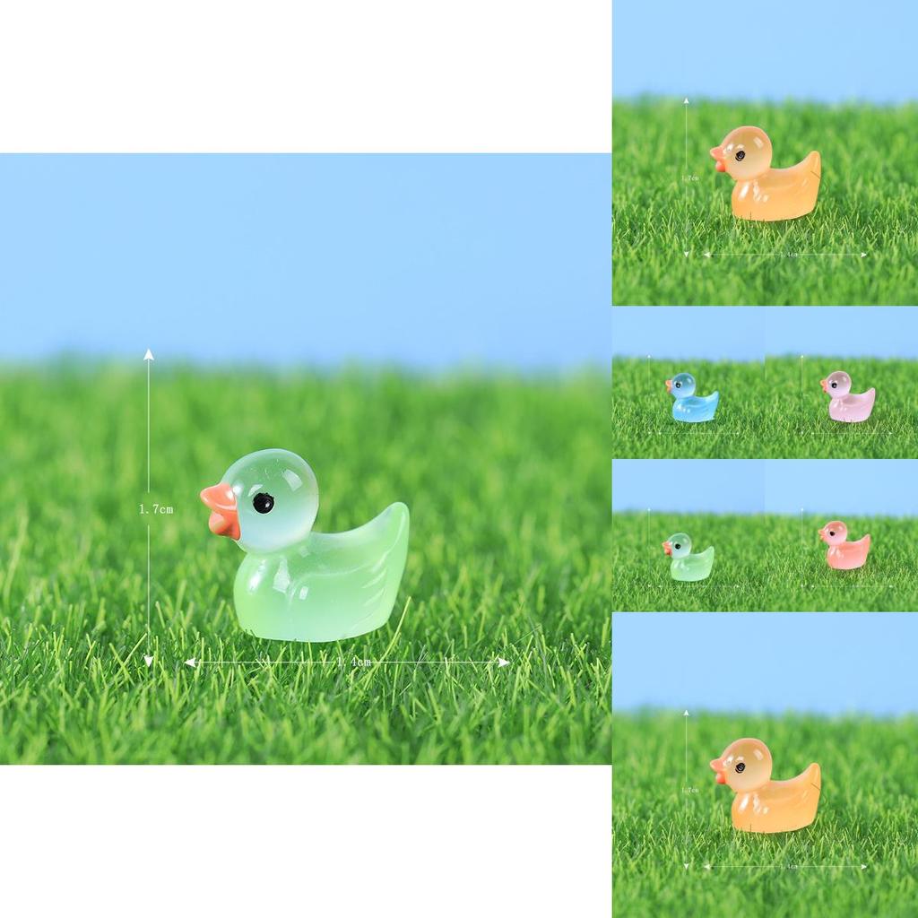 Bedårande självlysande hartsankfigur för kreativa dekorationstillbehör