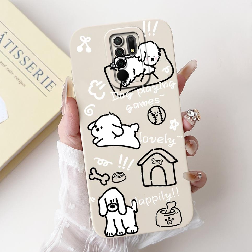 For Xiaomi Redmi 9 9a 9C NFC 9T 9 Power 9 Prime Phone Cases Cover Flowe Rabbit Panda Avocado Soft Silicone Protective Bumper