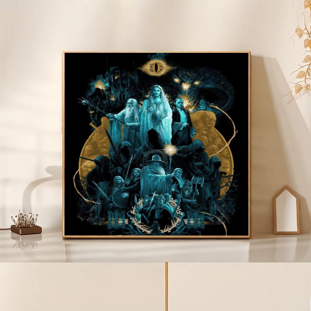 Mystical Owl Witch 5D Diy Diamond Paintings Mosaic Wall Round Diamond Art Painting Kits Embroidery Crystal Accessories Frameless