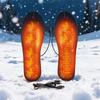 1Pair Electric Heated Insoles USB Heating Warm Sock Pad Mat Cuttable Electric Heated Insoles Winter Thermal Insole For Outdoor