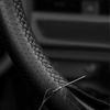 Car Accessories Braid Steering Wheel Black Leather Cover Hand Sewing Trim For Nissan Teana Murano Z51 Elgrand Quest