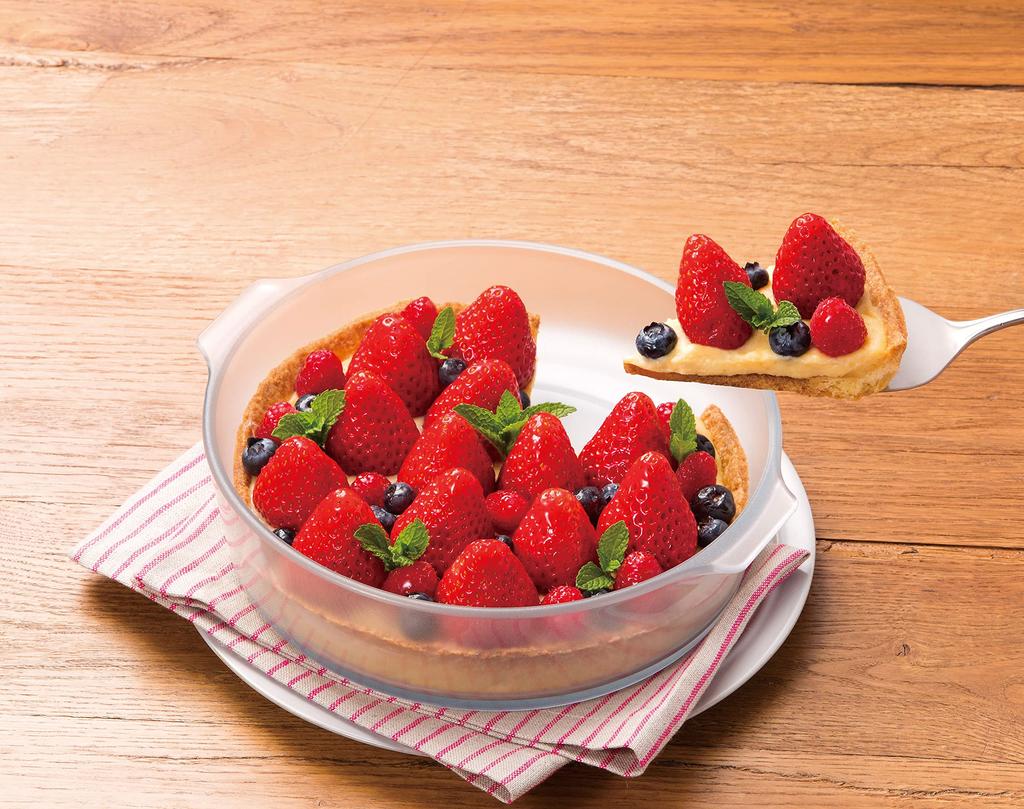 Adelia Cerabake Round Dish S, Microwave and Oven Safe