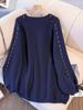 Plus Size Women's Winter Sweater - Loose Knit Wool Top with Stylish Design (130-350 Jin)