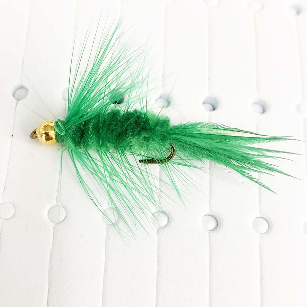 5 Stück Messingkopf Wooly Bugger Streamer Angel Fliegenköder Rot Schwarz Salzwasser Fliegenbindehaken Forellenfliegen Köder