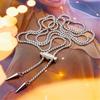Lightweight Sliding Tapered Pendant Necklace Stainless Steel Neck Jewellery For Versatile Styling And Long Wear