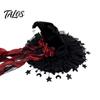 Adjustable Witchy Hat Halloween Witch Hat, Gothic Dark Wizard Costume Headpiece for Women, Spooky Velvet Cone All Year Round Fashion Accessory