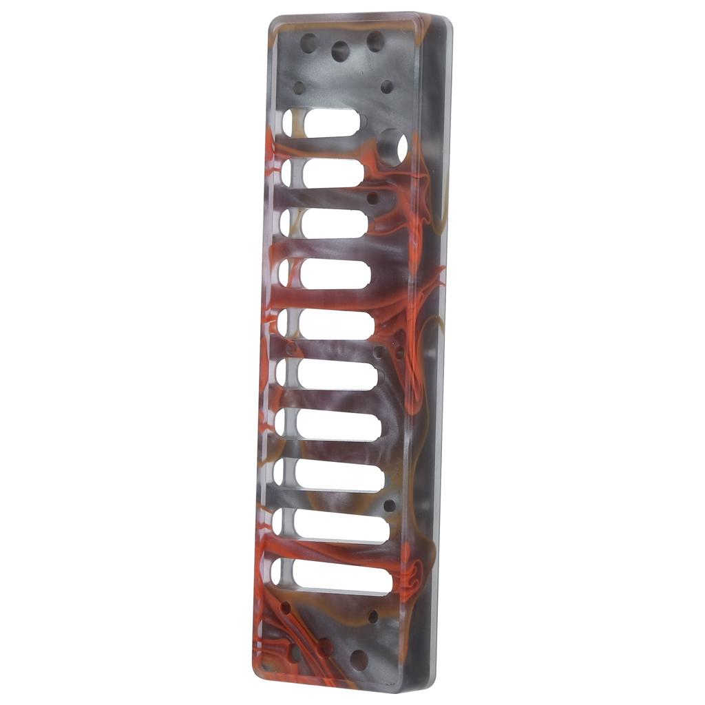 Harmonica Comb 10 Holes Acrylic Instrument Musical Accessory Part for HOHNER SP20Amber