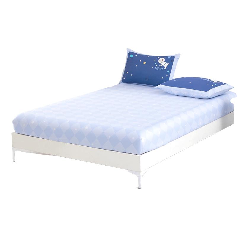 Mercury Home Textiles 100% Cotton Antibacterial Cartoon Fitted Sheet 150cm x 200cm