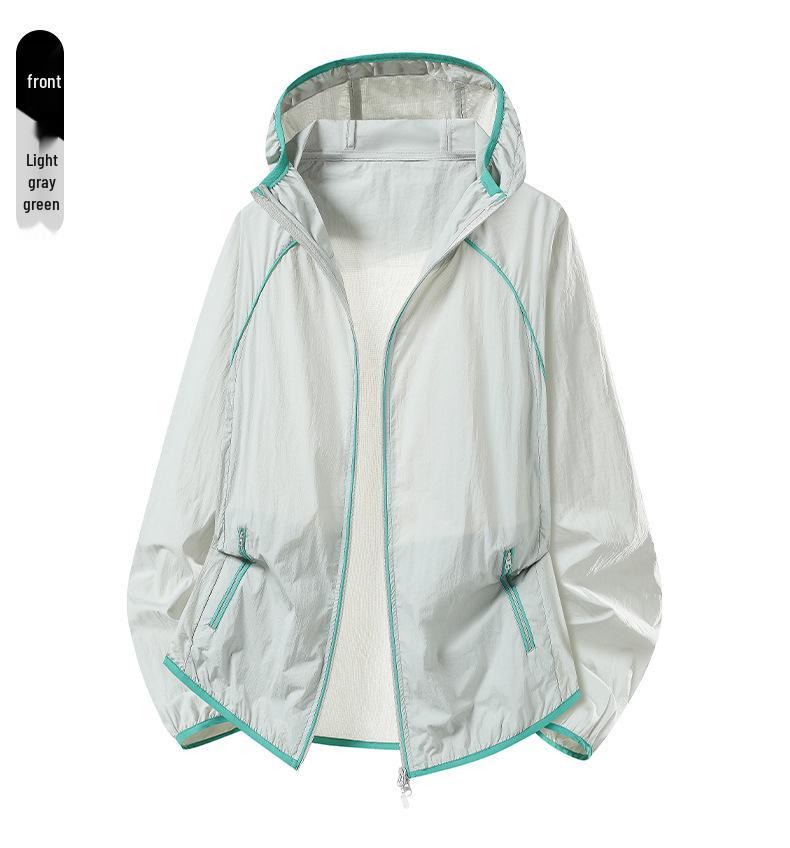 2026 Ice Silk Couples' Sun Protection Jacket - Summer UV-Resistant, Breathable and Stylish.
