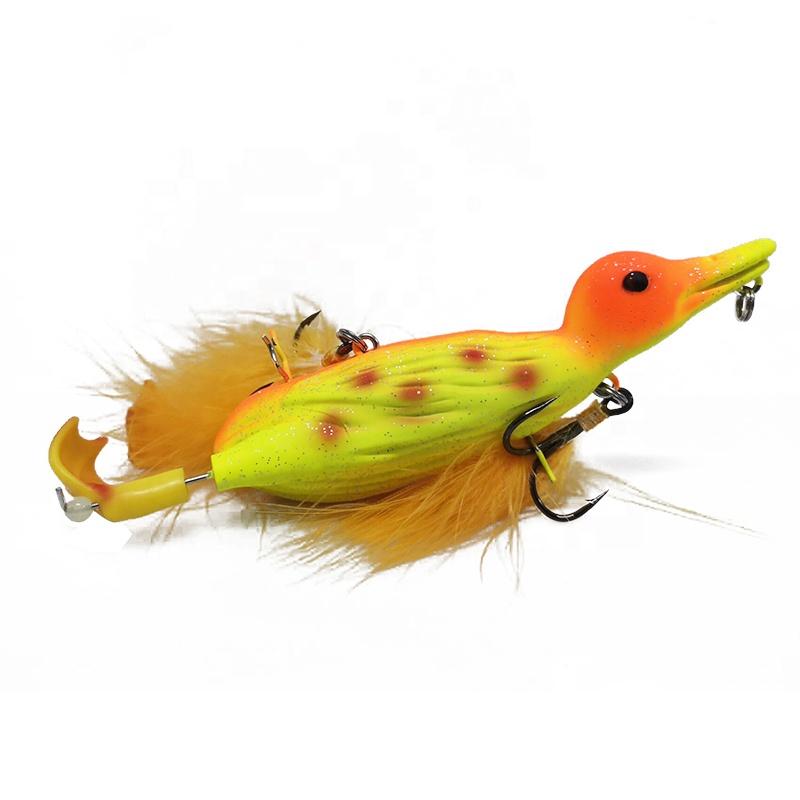 Lutac 123mm 25.7g Künstliche Ente Angelköder für Süßwasser Schwimmende Wasserfischköder