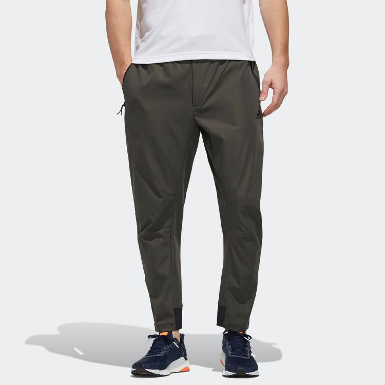 Adidas Essential Twill Joggers Men Bottoms Green FM9373