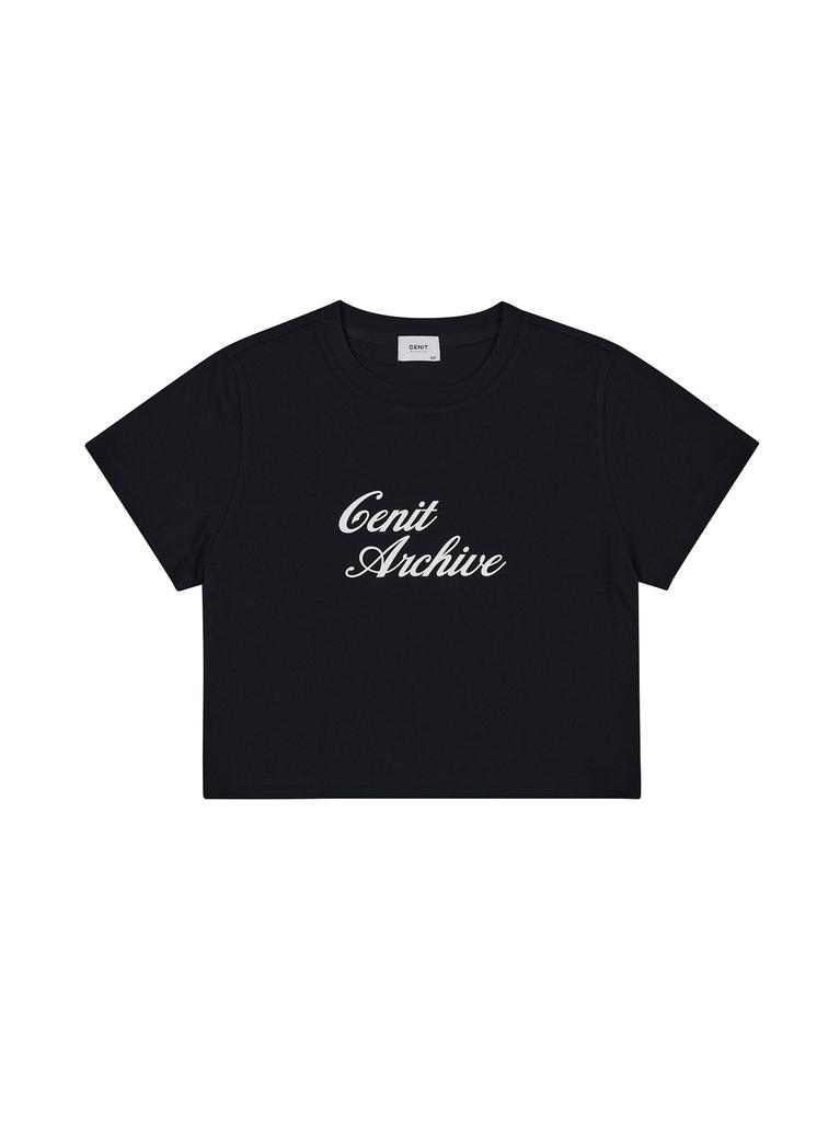 CENIT Cute Crop T-Shirt Black