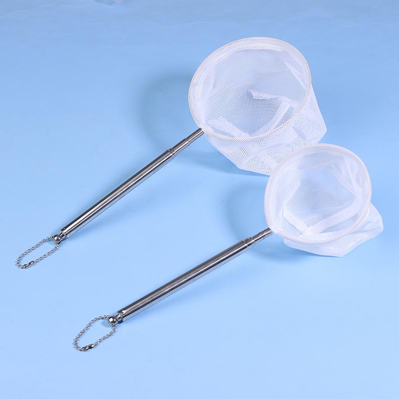 1Pc Aquariumfish Fishing Net Stainless Steel Retractable Small Shrimp Fishing Nets Fish Shrimp Tank Aquarium Accessories