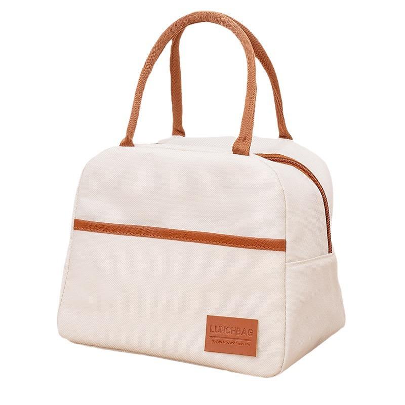 Simple Lunch Bags Girls Large-capacity Japanese Bento Bag Insulated Thermal Portable for Travel Picnic Lunch Box 2025 New Gift