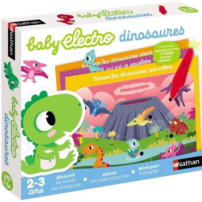 Jeu éducatif électronique - NATHAN - Baby Electro - Dinosaures - 2 ans - Intérieur