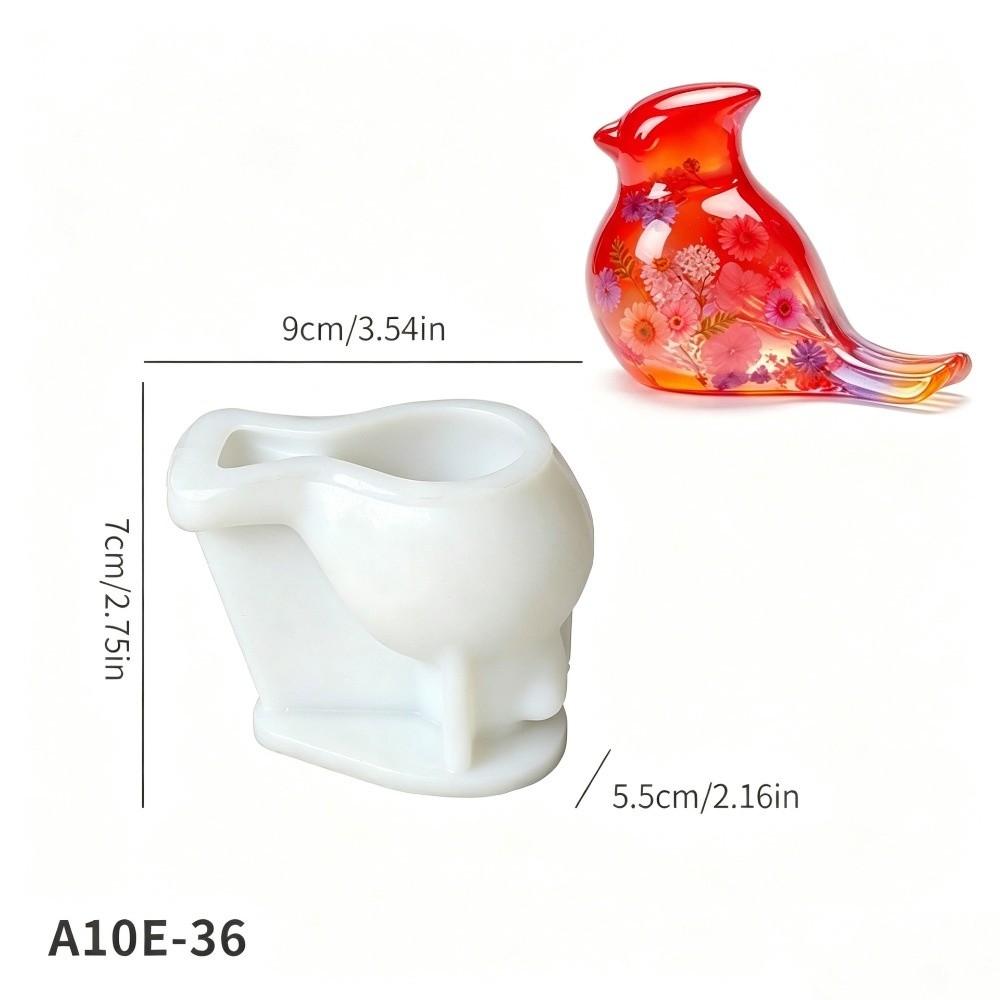 DIY Aromatherapy Bird Candle Mold Animal Ornaments Resin Mould Bird Casting Mold DIY
