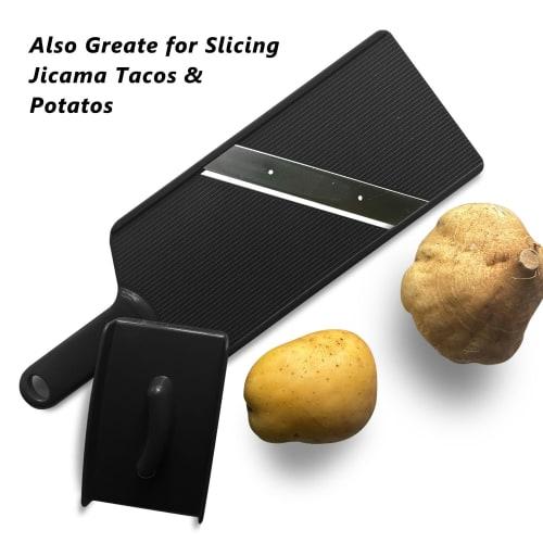 RCOAIMT Cabbage Slicer, Julienne Slicer, Fixed Thickness Vegetable Slicer ? Ultra-Thin Cabbage Shredder for Salads, Jicama, Tacos, Onions, and Potato