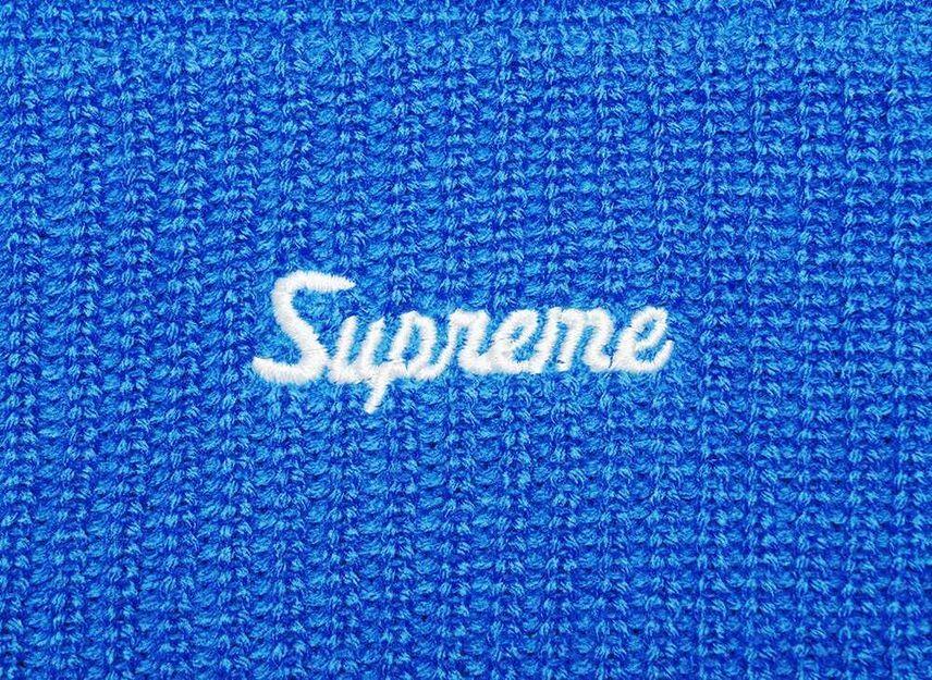Supreme Loose Gauge Beanie Blue