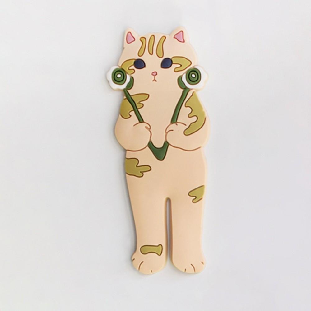 New Multifunctional Cat Hook Bendable Removable Key Holder Towel Hanger Fridge