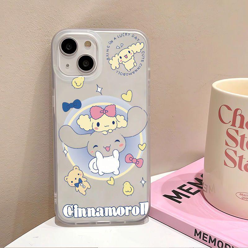 

Мультяшный мягкий матовый противоударный чехол для iPhone 11-16 Pro Max 12 Pro