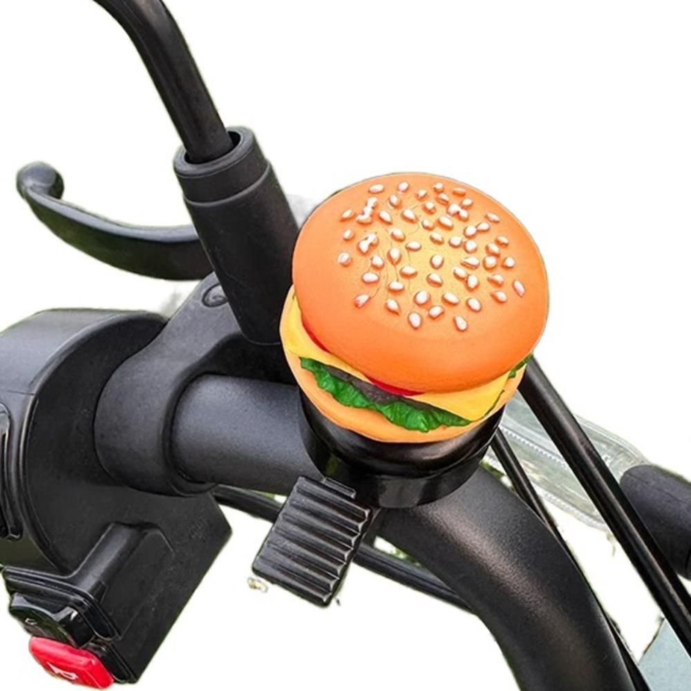 Sandwich Cartoon Bicycle Bell Hamburg Bike Scooter Bell Bicycle Horn  Bicycle Safety