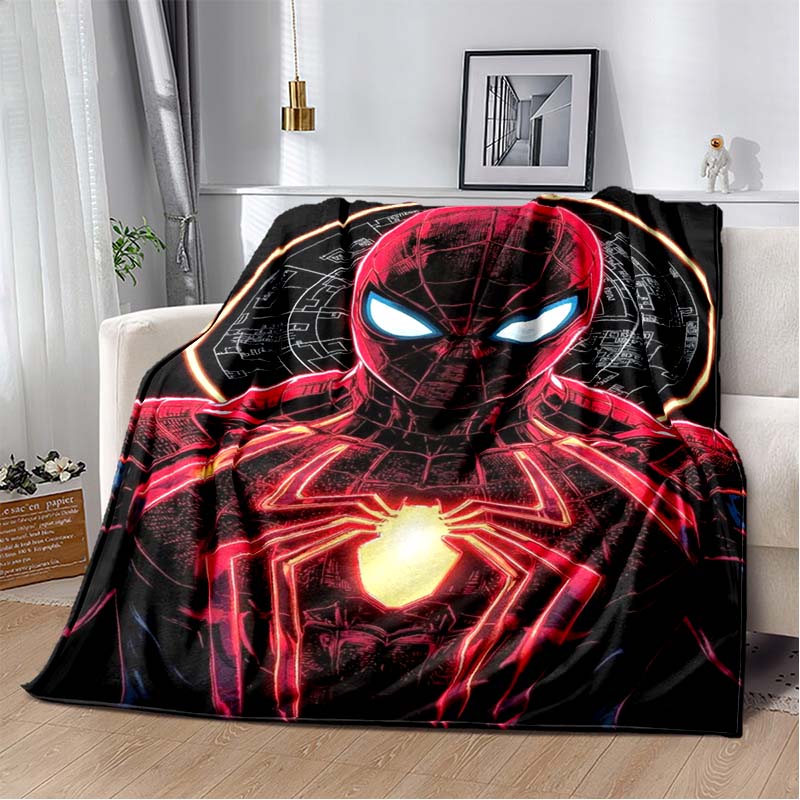 2026 New Spider-Man DIY Printed Blanket, Living Room/Bedroom Shawl, Suitable for Home, Office and Leisure Use, and Can Also Be