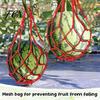 Space Saving Vine Support 10Pcs Watermelon Sling Nets, Weatherproof Reusable Melon Holder Vertical Gardening Trellis Net Mesh, Fruit Hammocks