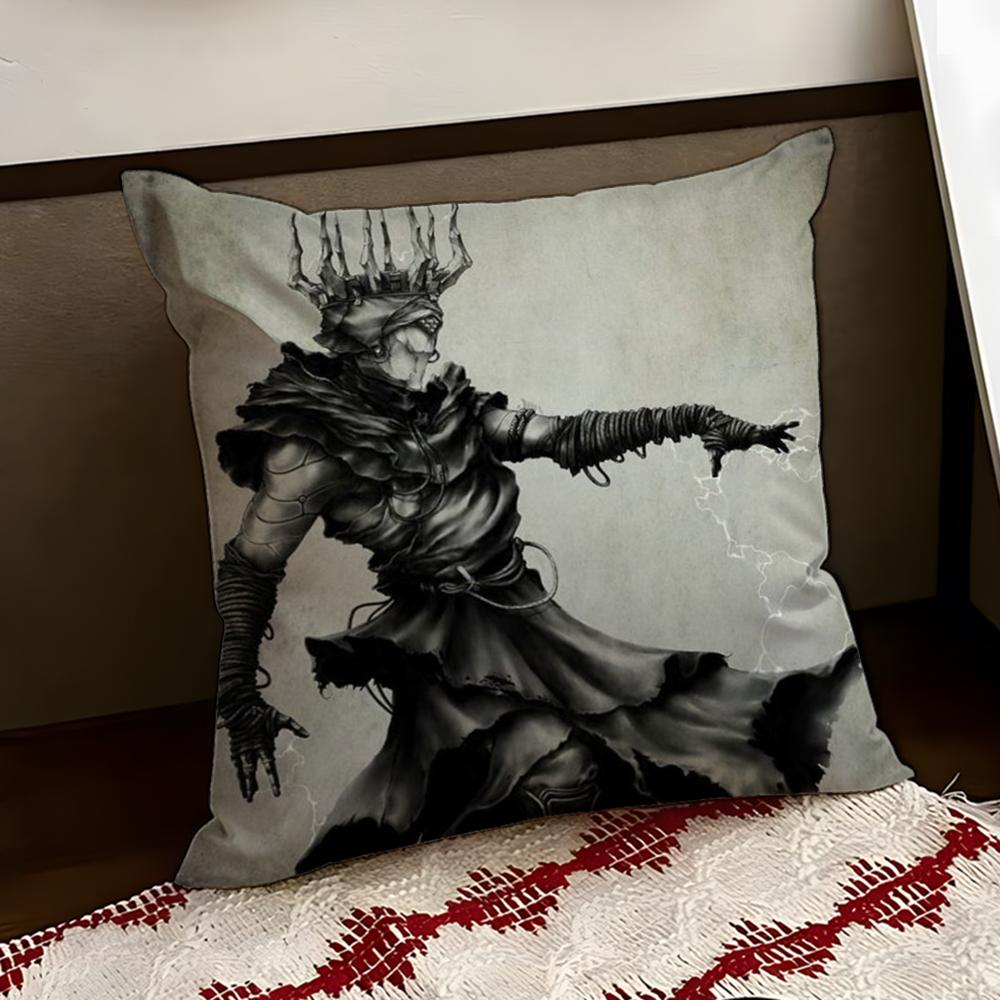 Classic DDestinyS Cushion Cover Reversible Soft Durable Pillow Cover Home Car MultiScene Use for Daily Comfort
