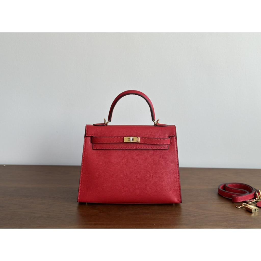 Kazilan Kelly 25 padrão de palma couro de vaca moda ombro portátil mensageiro bolsa de trabalho versátil mini bolsa