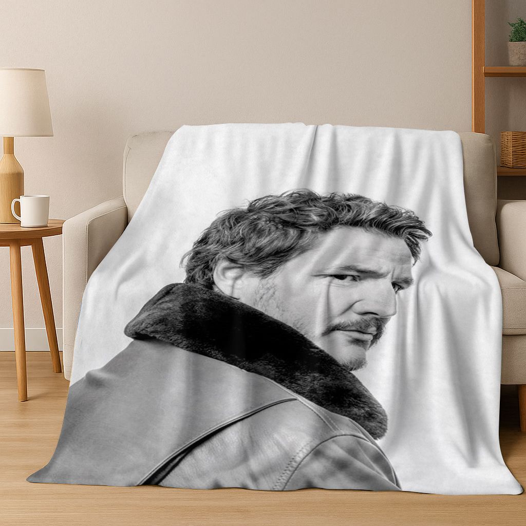 3D Jose Pedro Balmaceda Pascal Star Flannel Blanket Soft Warm Blanket for Bedroom Living Room Bed Travel Camping Picnic Gift