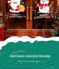 Santa Claus Wall Stickers: Cute Cartoon Christmas Decorations for Windows and Shop Layouts