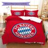 Biancheria da letto personalizzata FC Bayern Monaco, Set piumone Copripiumone Federa Regalo di Compleanno per la Casa(1 * copripiumino + 2 * federa, senza nucleo) -HE57