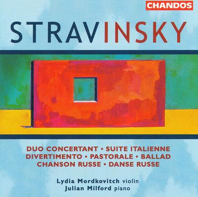 CD IGOR STRAVINSKY; JULIAN MILFORD - Works for Violin & Piano CHAN9756 Chandos 1999 UK Classical Used