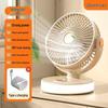 USB Rechargeable Oscillating Fan for Dorm, Office, and Home