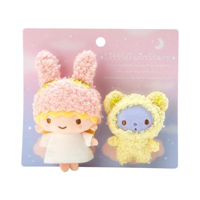 Sanrio Sanrio Brooch Little Twin Stars Kikirara LITTLE TWIN STARS X X 4cm Little Twin Stars Fluffy Fancy Design Series Character 013404 SANRIO