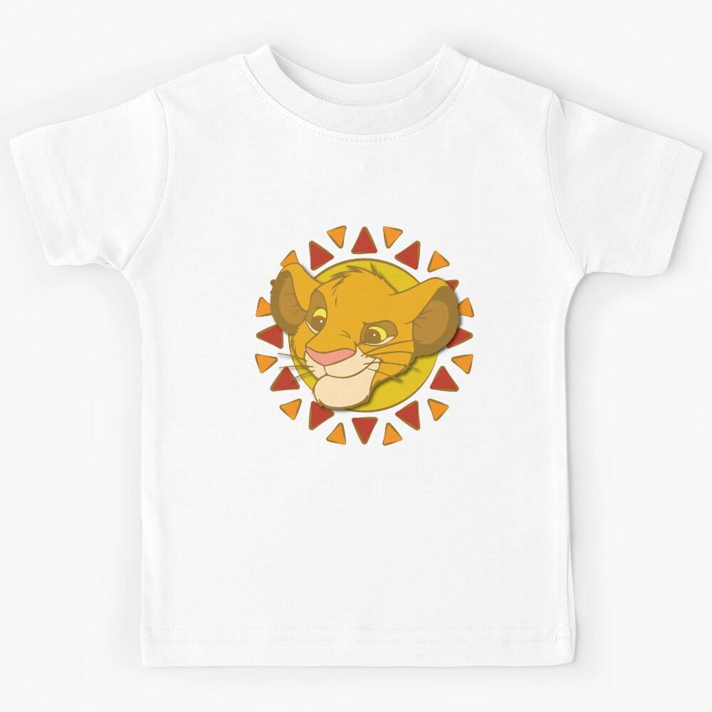 Lion King - Simba Head Kids T-Shirt 110