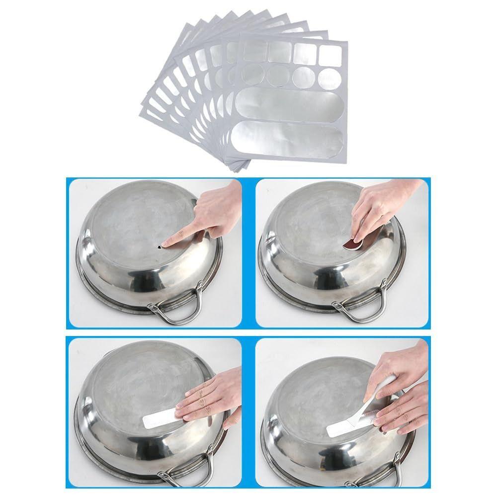 10Pcs Self Adhesive Pot Repair Stickers for Pots Pans Kettles Metal Pipes and Ceramic Containers