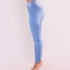 Jeans Slim Fit High Waist Denim Pull-on Skinny Jeans for Daily Life