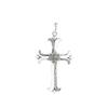 Mens Personalized Hip Hop Vintage God Eye Cross Long Sweater Necklace