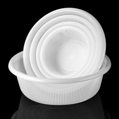 Round Plastic Fine-Mesh Draining Basket