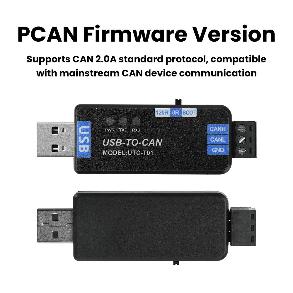 CAN Snalyzer USB To CAN Module PCAN Firmware Usb To Can Adapter Analyzer Debugging Assistant SignalConverter for Can Communicate