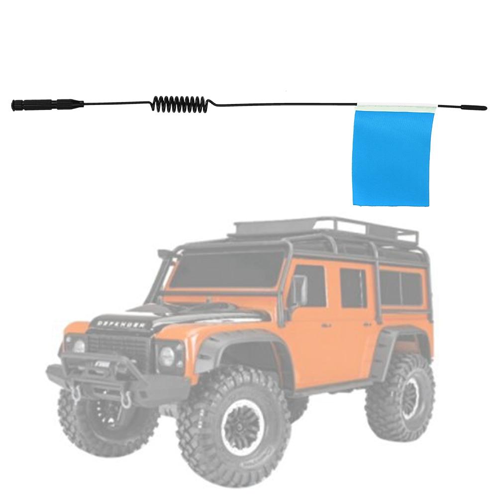 Model L29cm Simulation Signal Line with Flag for RC Climbing Car(Yellow)