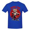 Piece Muscle Cat Graphic Funny  Cotton TShirt Meow Thai Tees Tops For Unisex