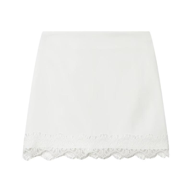 Spring 2026 European & American Fashion Lace Hem Skort Large