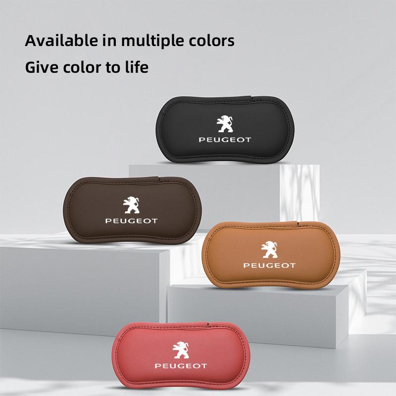 hijk1 Car keychain/Leather Car Knee Pad Elastic Leg Cushion Armrest Pad For Peugeot For VW GTI Polo Passat Golf Tiguan Touran Jetta CC