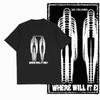 Summer Classic Retro Fire Skull Pattern Cotton High Street Print Short-Sleeved Breathable And Loose Men's Round-Neck T-Shirt