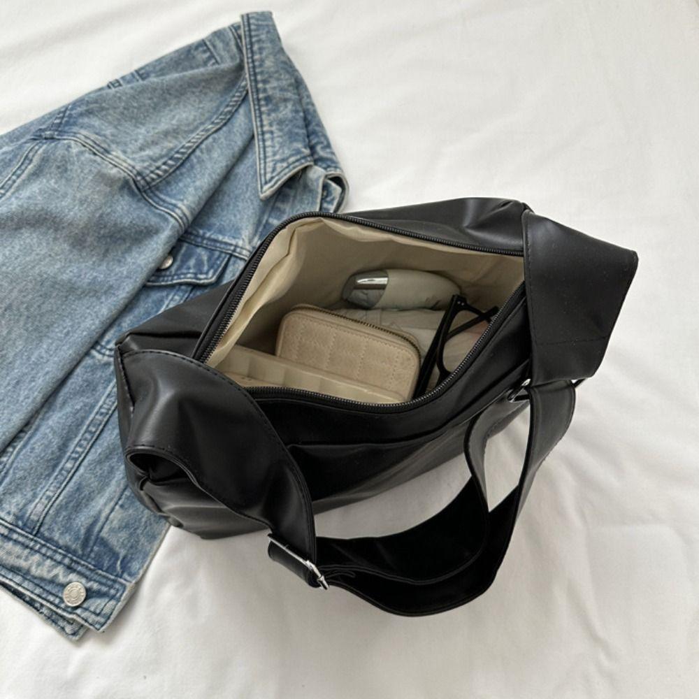 Korean Style Casual Crossbody Bag PU Leather Ladies Tote Bag Elegant Shoulder Bag Women Girl