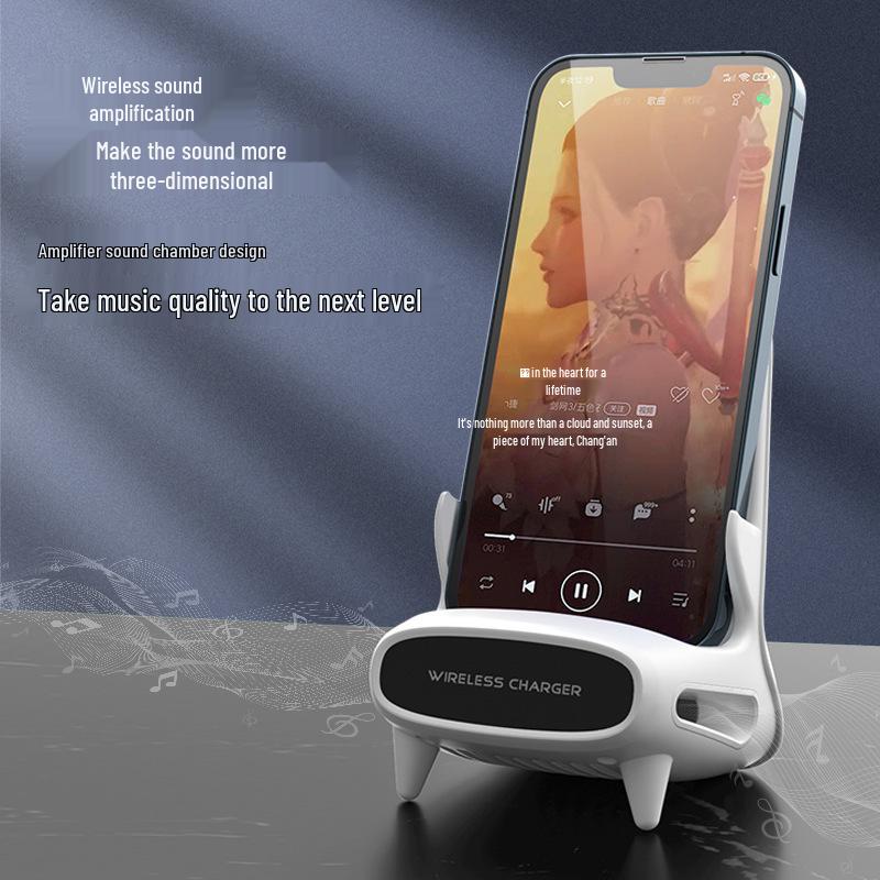 3-in-1 15W Fast Wireless Charging Stand for Mobile Phones, Compatible with Apple 14